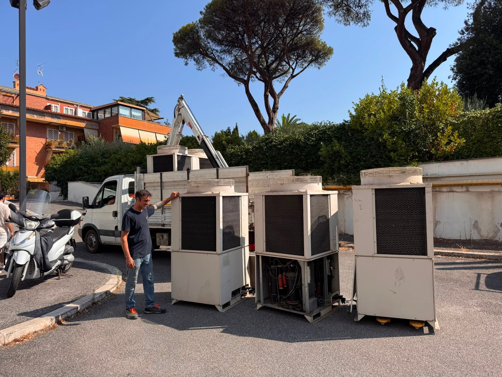 Sostituzione motori impianto vrf panasonic